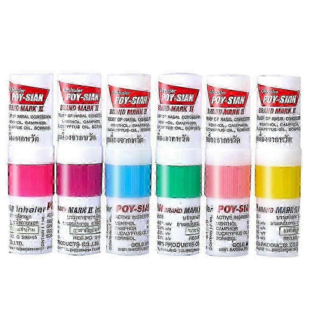 تايلاند ثمانية أنابيب خالدة الأنف منعش الدماغ بار النعناع أنبوب النعناع أنبوب مكافحة النوم قطعة أثرية