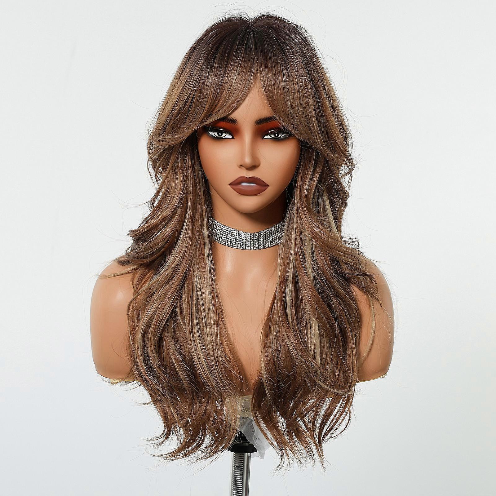 Haircube Glueless Synthetic Wig with Silky Top for Everyday Style – Ideal for Women Seeking Versatile Looks