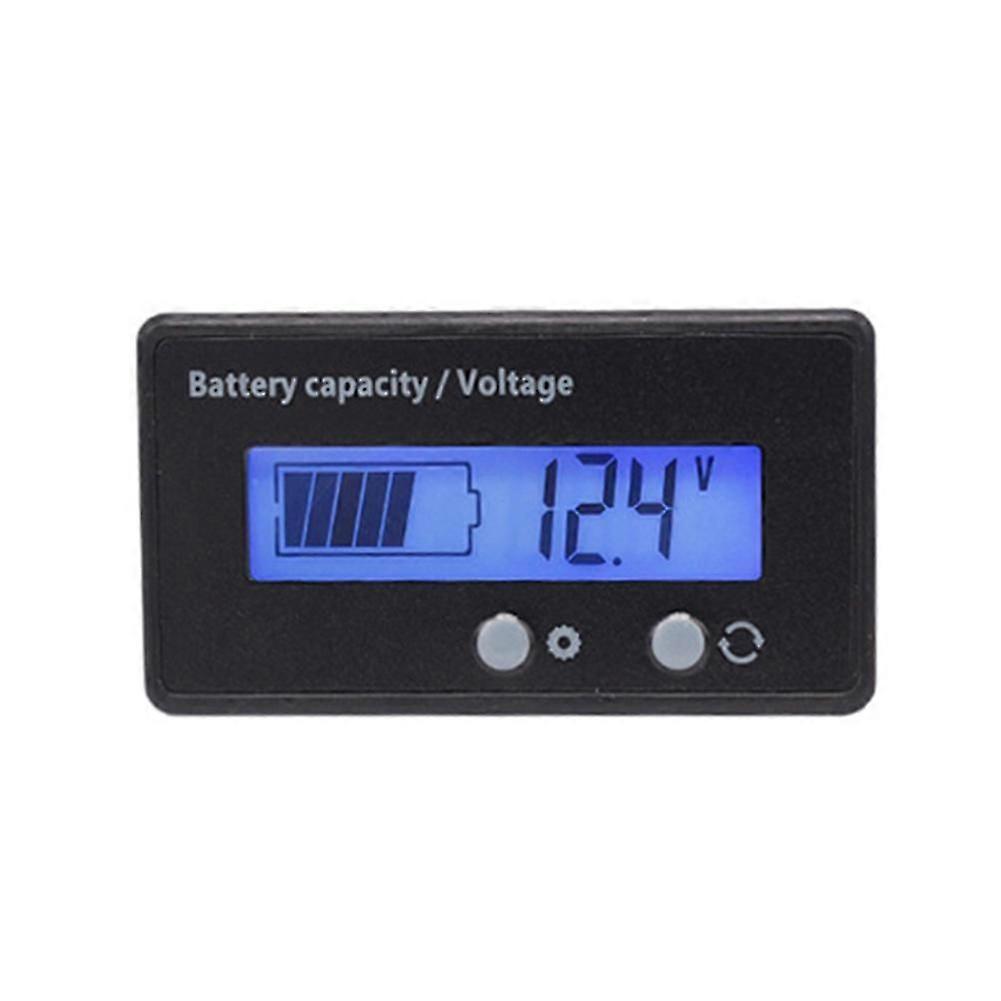 DC 12V-72V Battery Meter Capacity Voltage Monitor Gauge Tester for RV Marine Boat Motorcycle