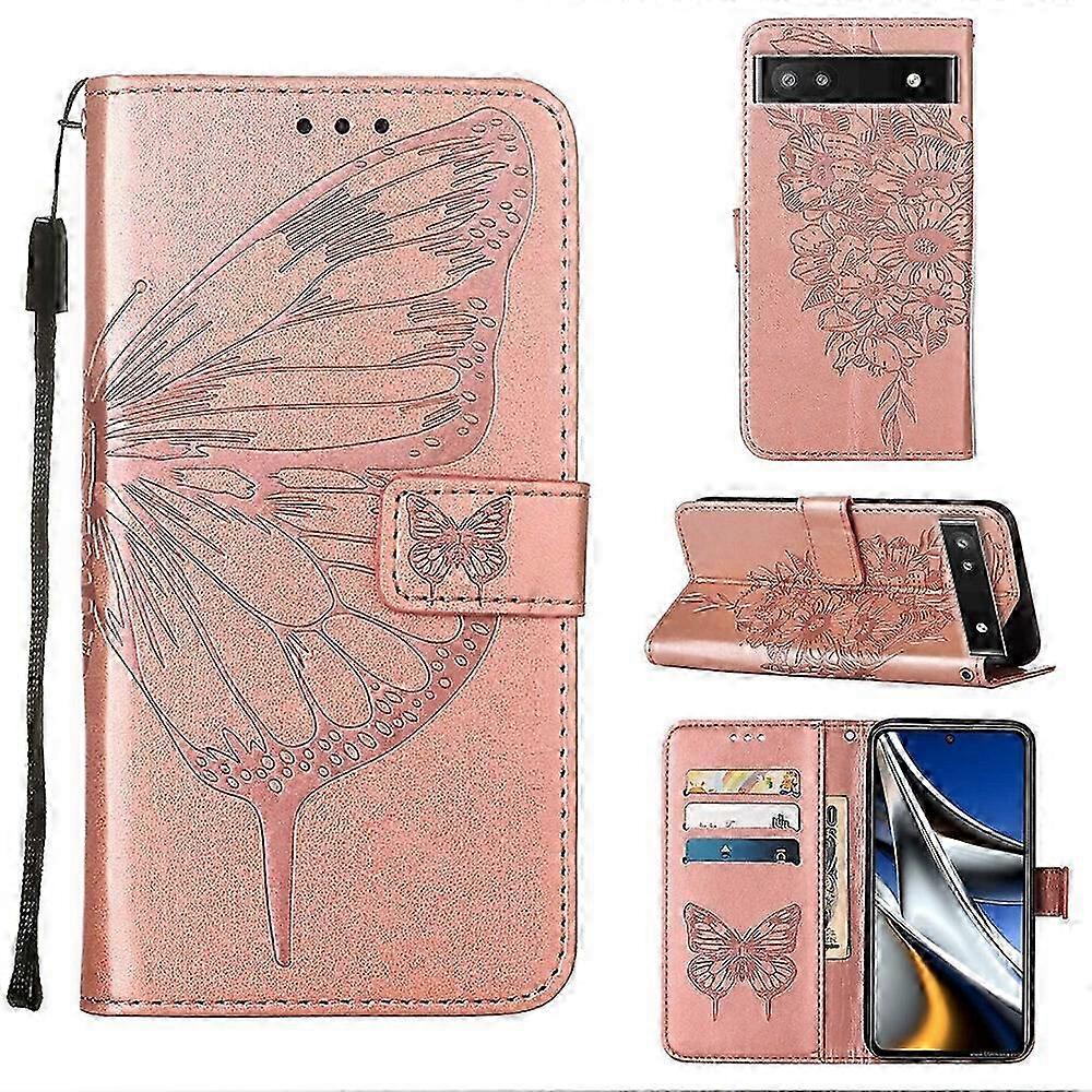 Case for Google PIXEL 7 Flip Case Cover Premium Leather Embossing M...