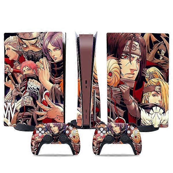 PS5 Sticker for Optical Drive, Cool PS5 Skin, Controller Handle, for PS5 Console and Controller, NARUTO