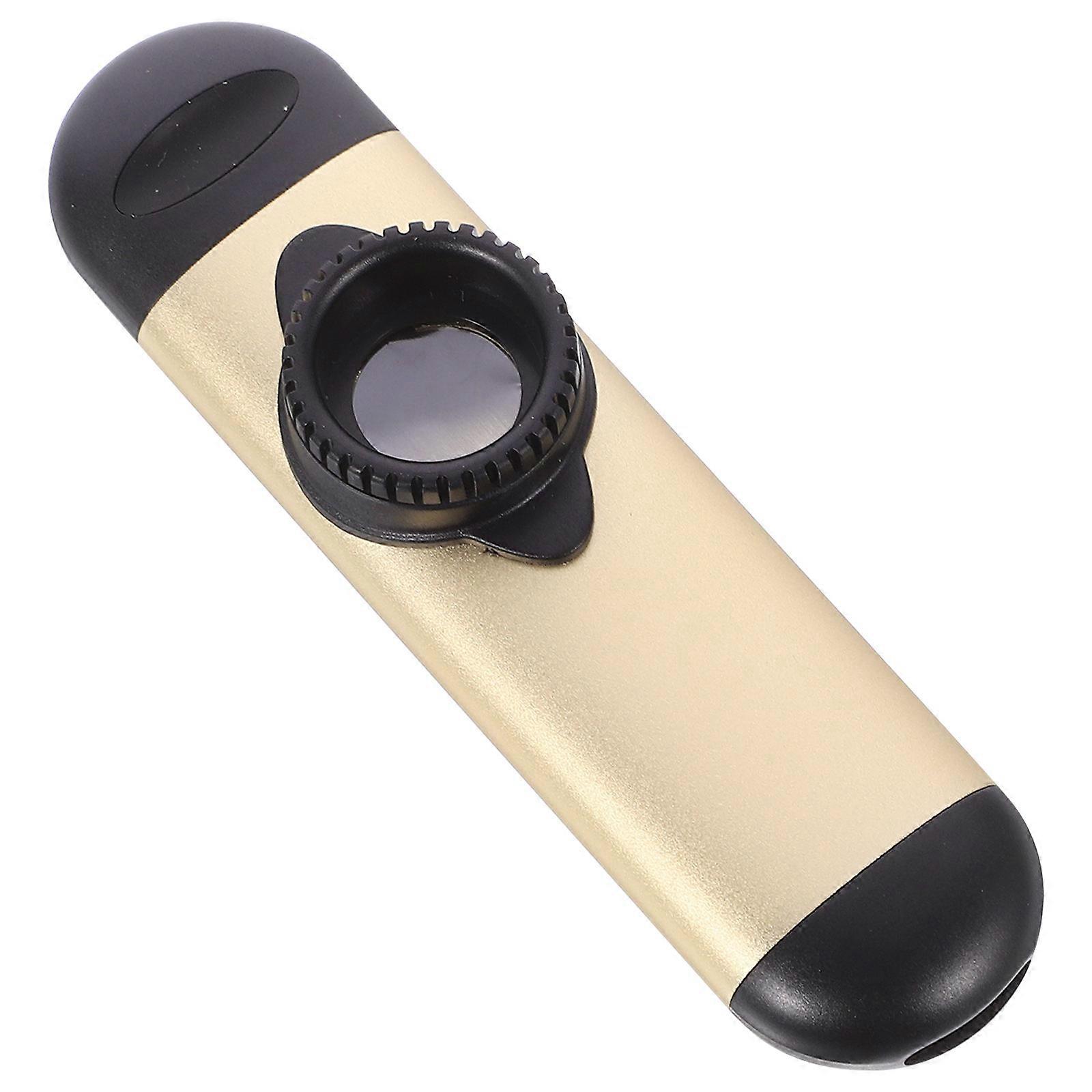Small Metal Kazoo for Kids Musical Instruments with Bright Yellow Color and Sturdy Aluminium Alloy Material 2.5 inches