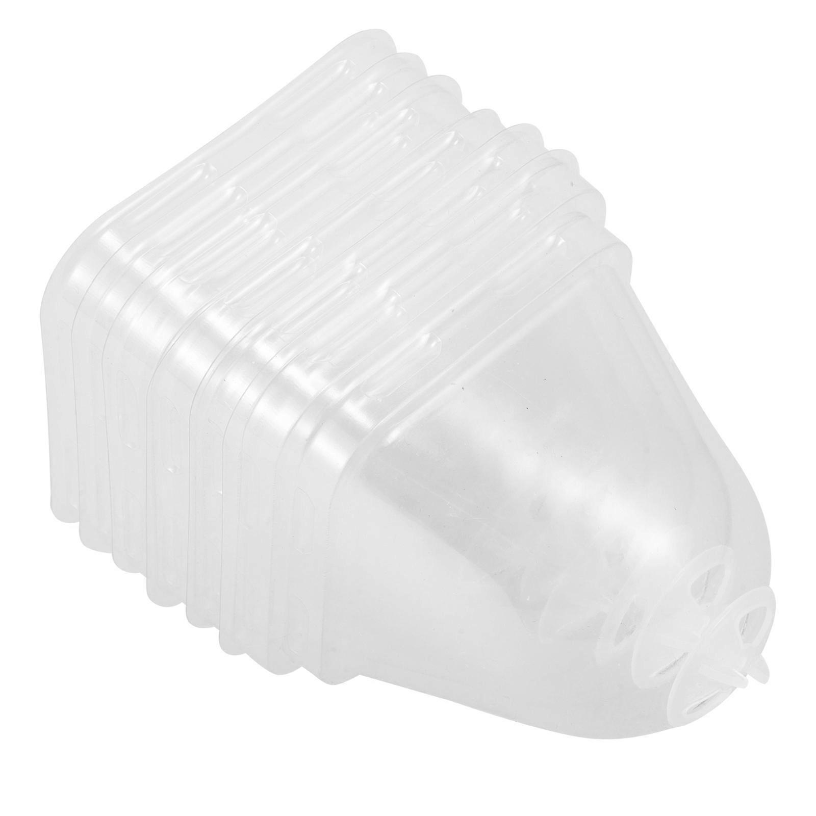 Vegetable Cloches for Landscape Projects Temperature Control Plastic 6Pcs