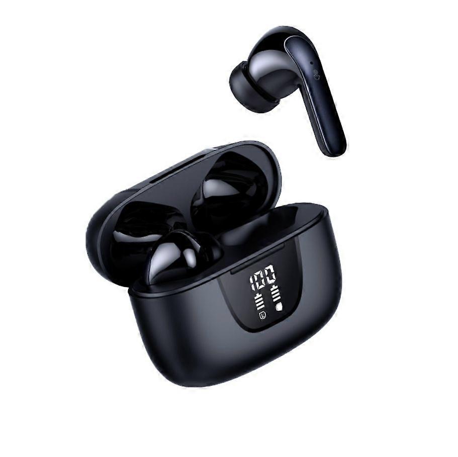 CW39 True Wireless Earbuds, Bluetooth 5.3, 76H Playback, IPX7 Waterproof, LED Display
