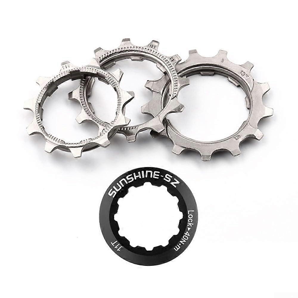 Super Lightweight Mountain Bike Cassette Cog 8/9/10/11 Speed Freewheel, Alloy, 11T/12T/13T Sprockets, 9S Compatible