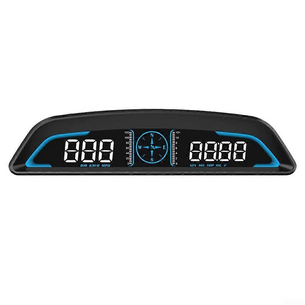 Real GPS Head Up Display Speedometer For Cars, GPS HUD Speed Readout, Vehicle Digital Speedometer, Car HUD Display