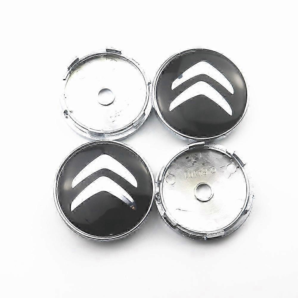 2025 4pcs 60mm Car Wheel Hub Stickers Rim Center Cap Emblem Badge Decal For Citroen C4 C1 C5 C3 C6 C5 C8 DS C ELYSEE VTS Xantia