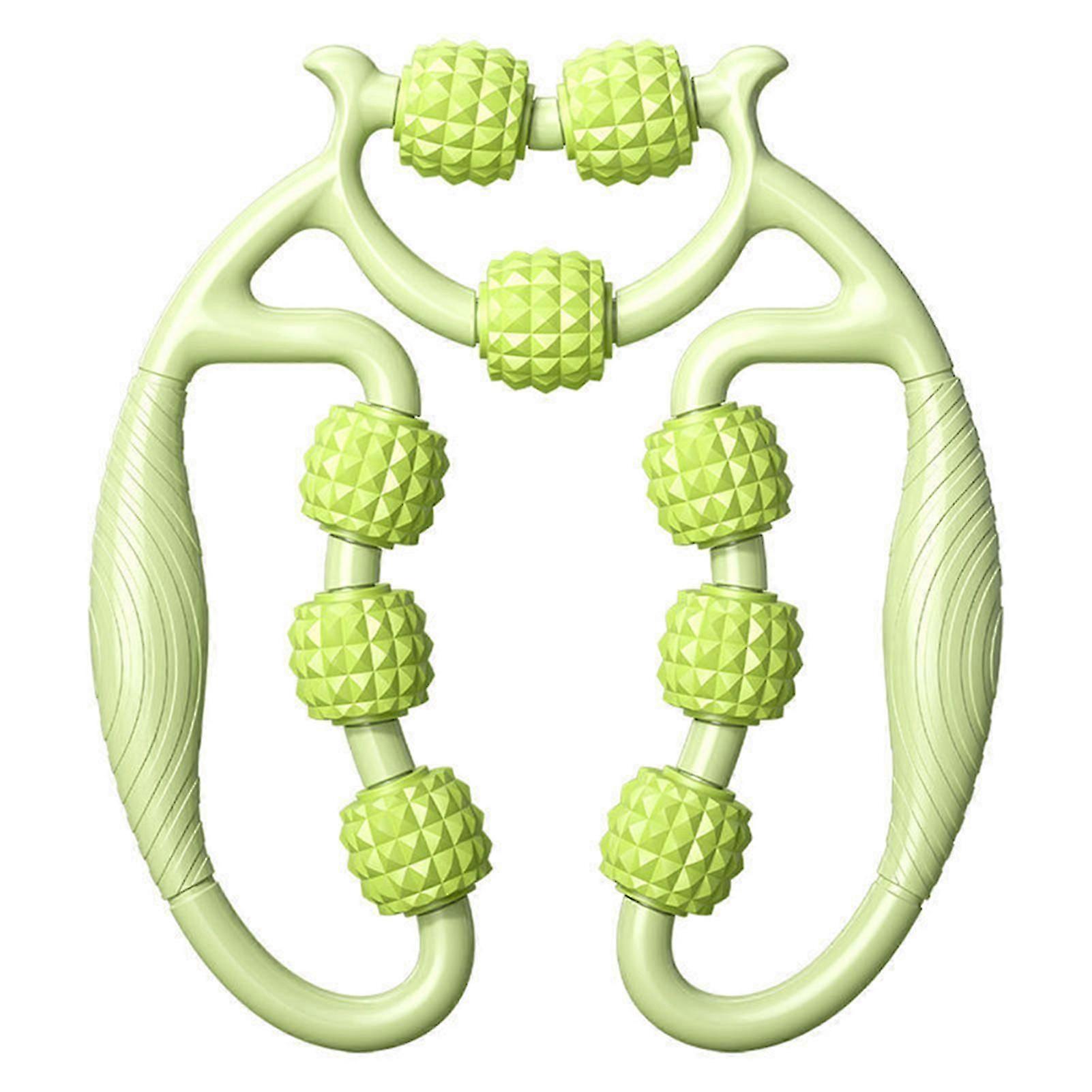 9 wheel roller for leg massage