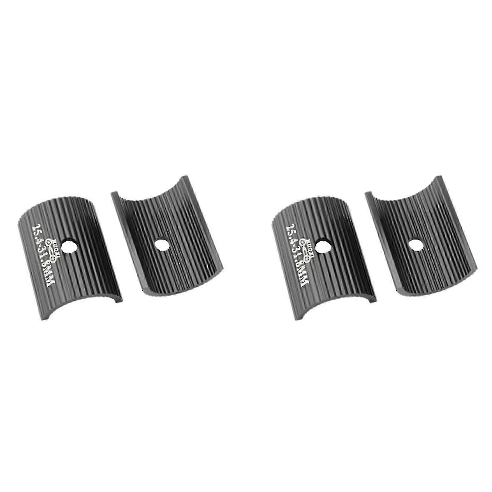 4x مقبض الدراجة بار شيم دراجة المقود محول جلبة الجذعية المخفض 25.4-31.8mm أجزاء دراجة Bl