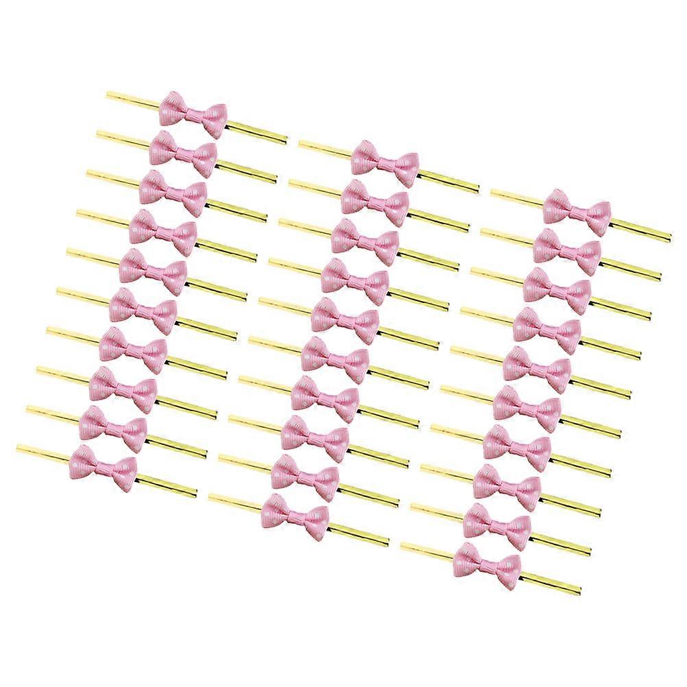 Gift Bag DIY Twist Tie Bows for Bread Bag Sealing 1000Pcs Pink
