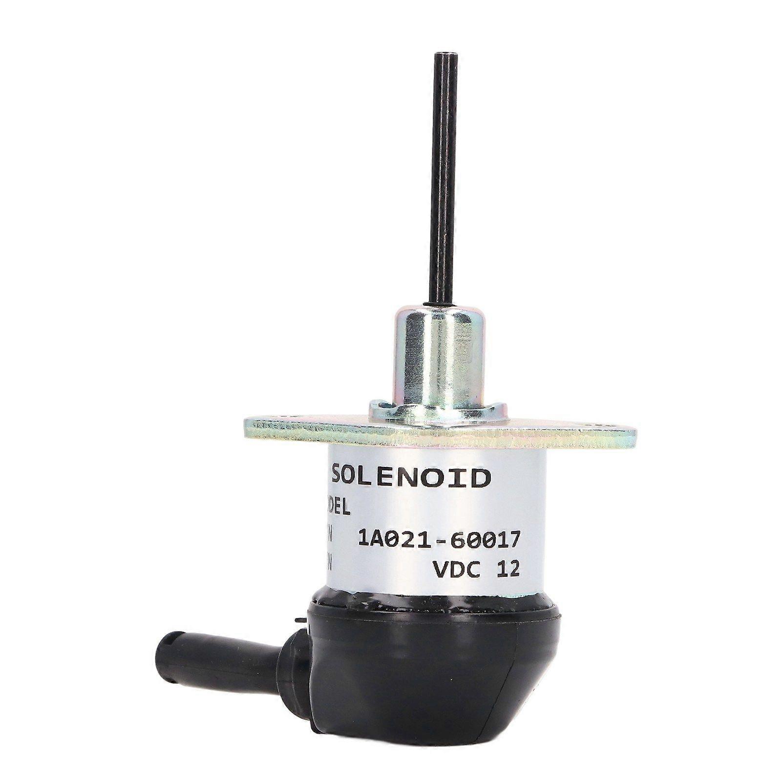 12V DC Fuel Shutdown Solenoid Valve 1A02160017 Engine Cut Down Flameout Valve for Kubota V2003