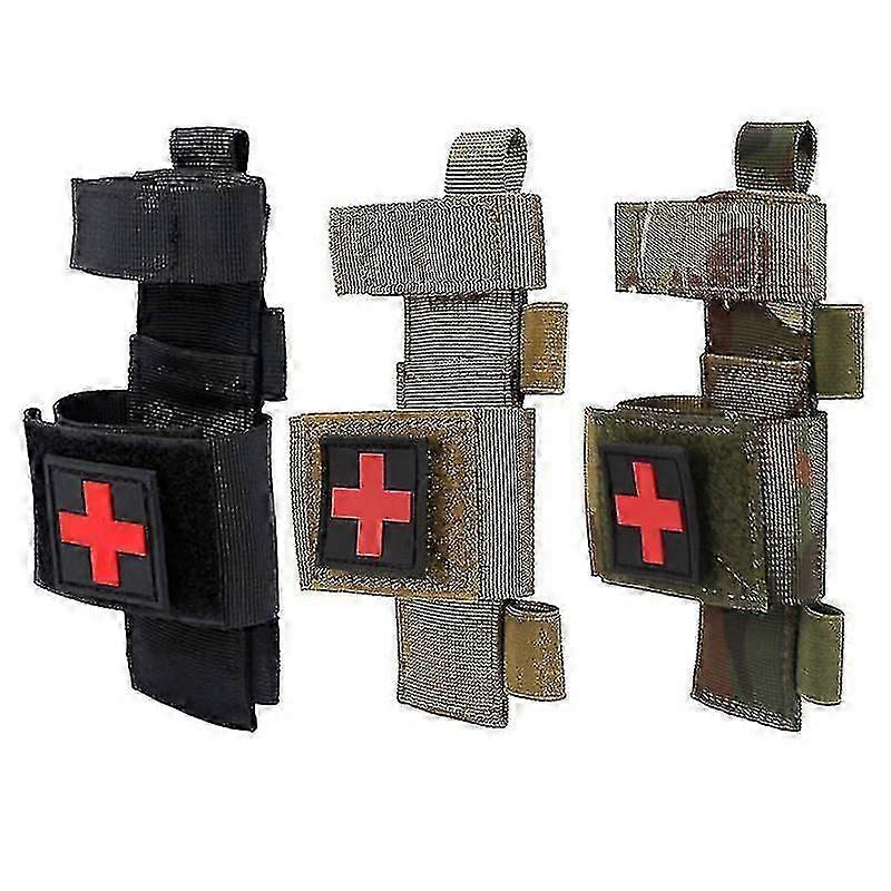 Multifunctional CAT Tourniquet Bag One-Handed Operation Fast Hemostasis Medical Shear Molle Pouch Outdoor Survival Medical Emergency for First Aid Kit