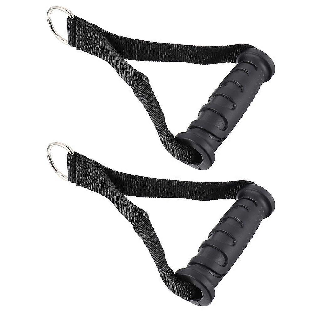 Fitness Cable Handle Exercise Handle for Heavy Duty Workout Strap 2Pcs