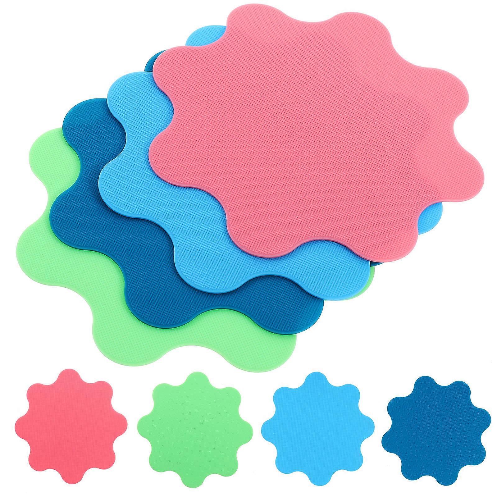 Anti-Slip Silicone Jar Gripper Pad for Removing Bottle Caps 8Pcs Multi-Functional