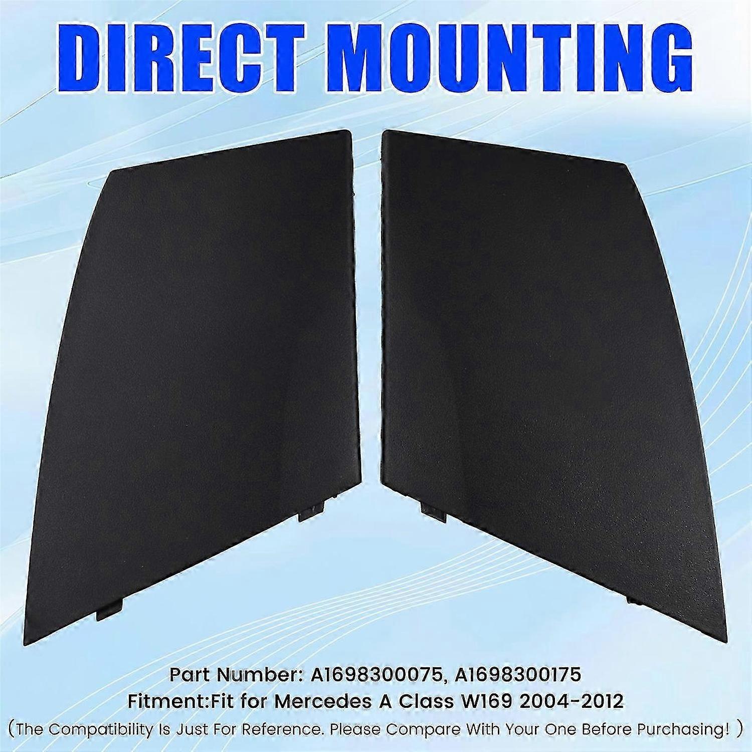 For A Class W169 A1698300075 A1698300175 ABS 1Pair Front Water Drain Cover