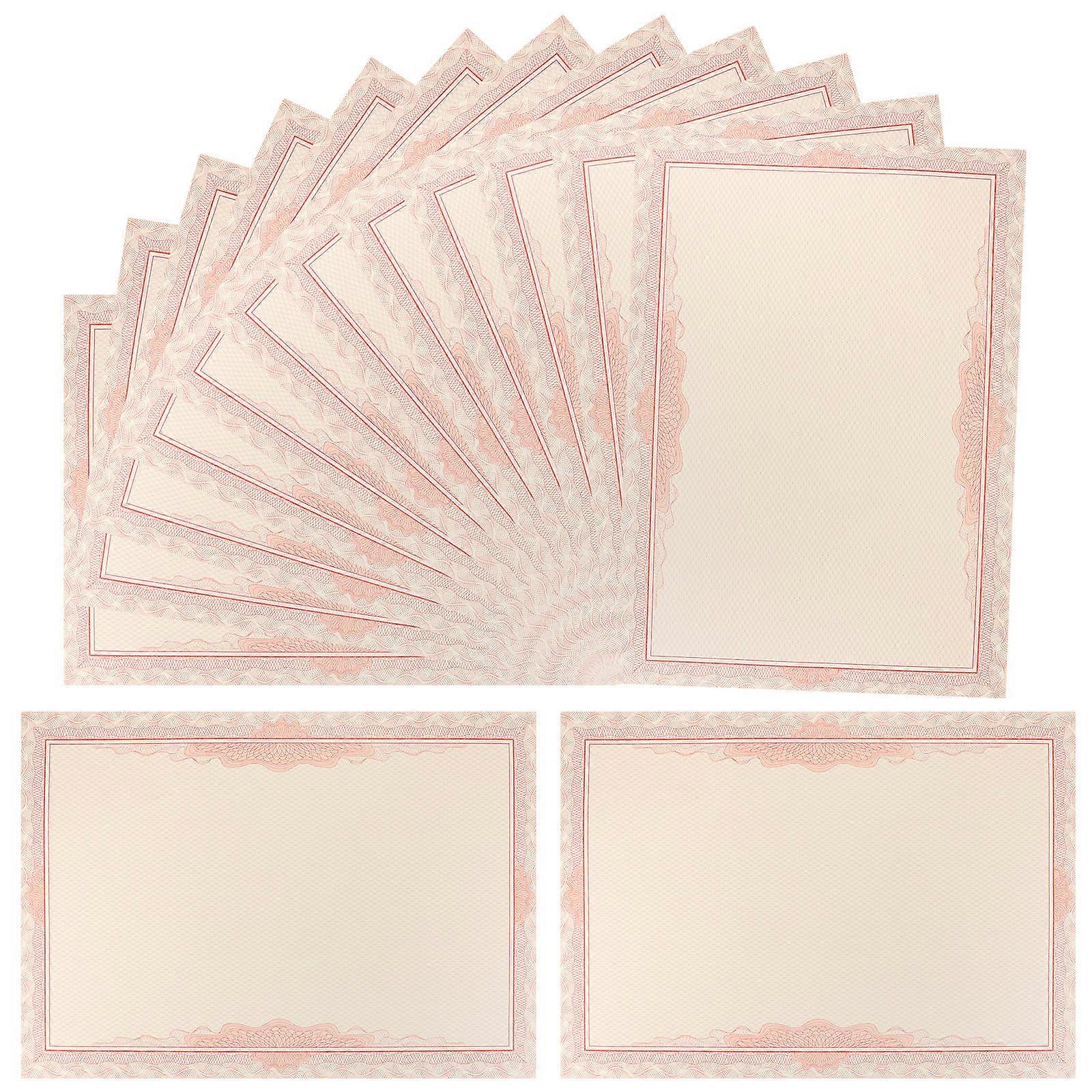Letter Size Writing Paper Diploma Printing Paper for Printing Use 50Pcs