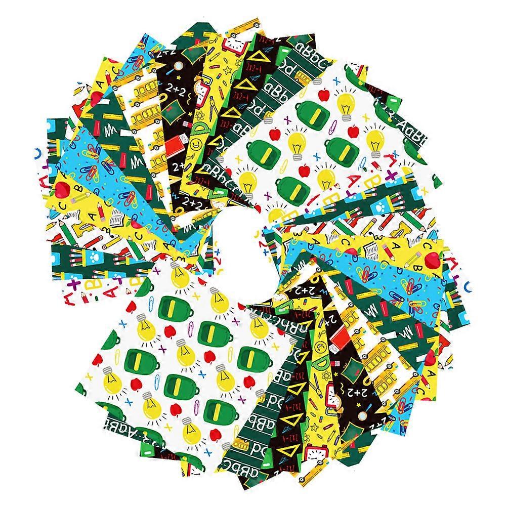 Multi-Use Scrapbook Paper for Back to School 24 Sheets Pack
