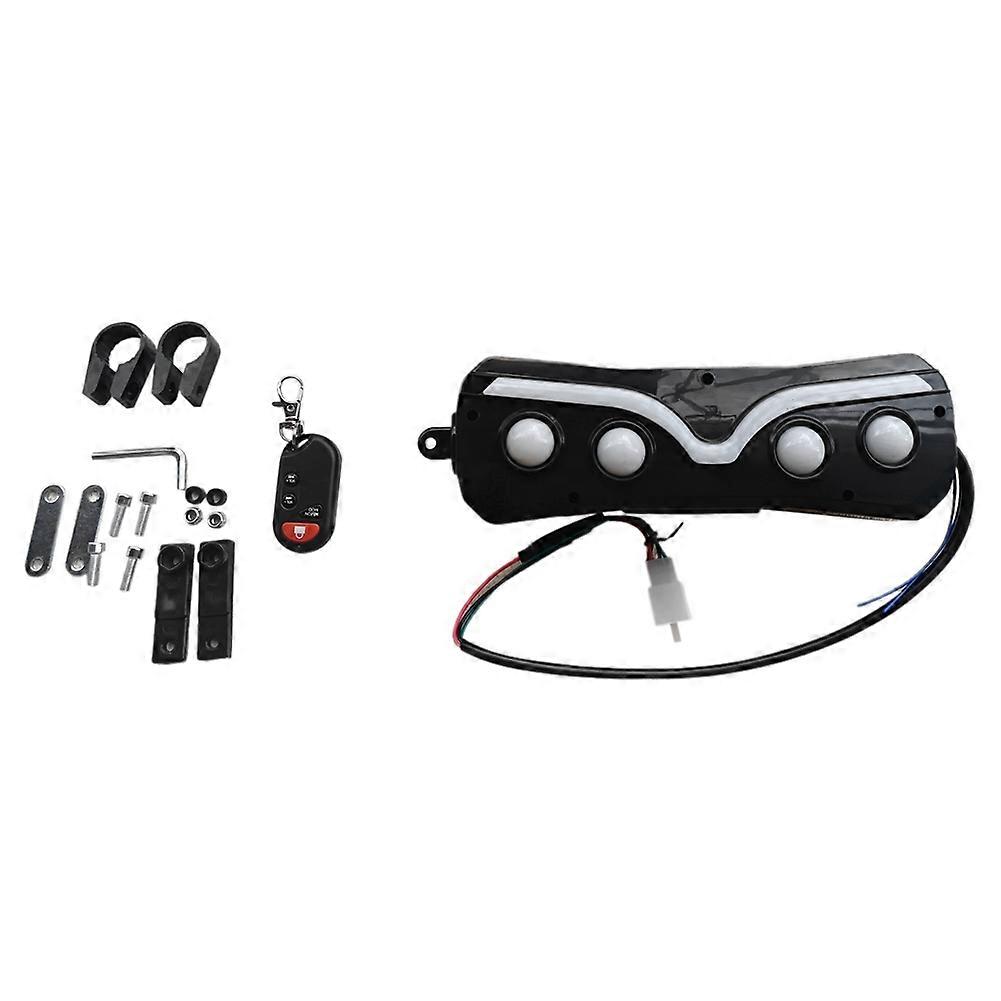 Motorcycle Audio Speaker Water Colorful Lights,A