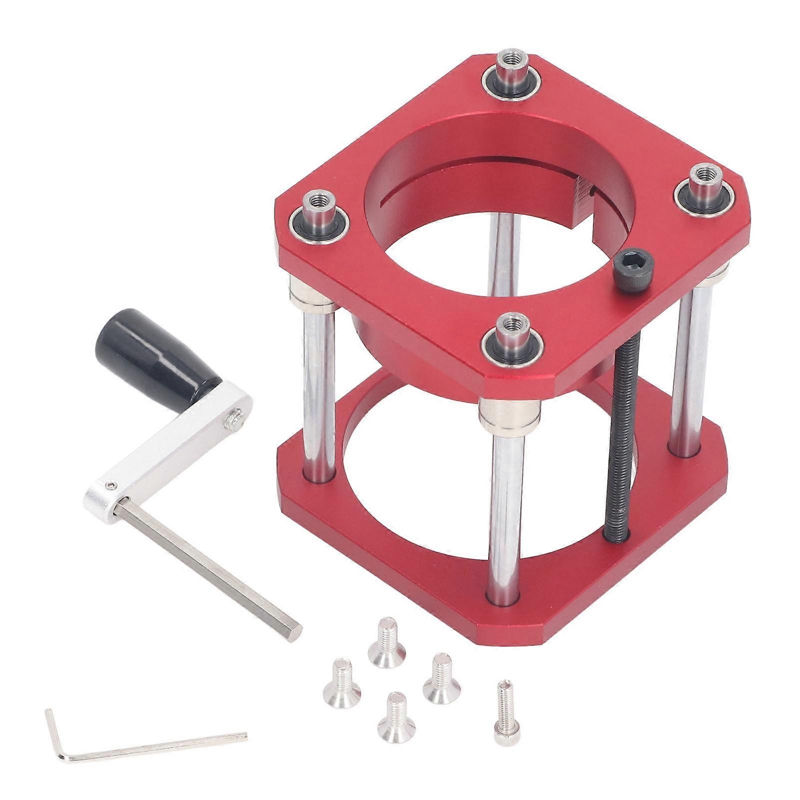 Base de levage de toupie en alliage d'aluminium et acier inoxydable pour table de toupie, pour machine de 64 à 65 mm