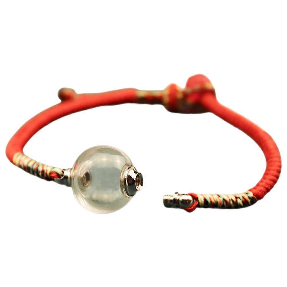 Red Bead Bracelet for Protection 3Pcs Braided Thread Rope Bracelets