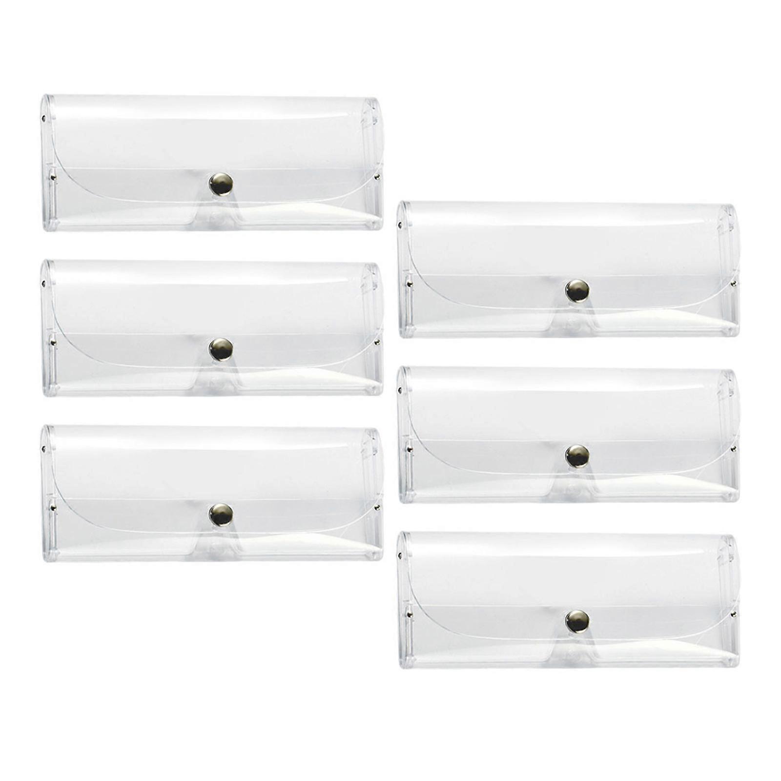 Transparent Glasses Case for Protection 12Pcs Clear Sunglasses Boxes