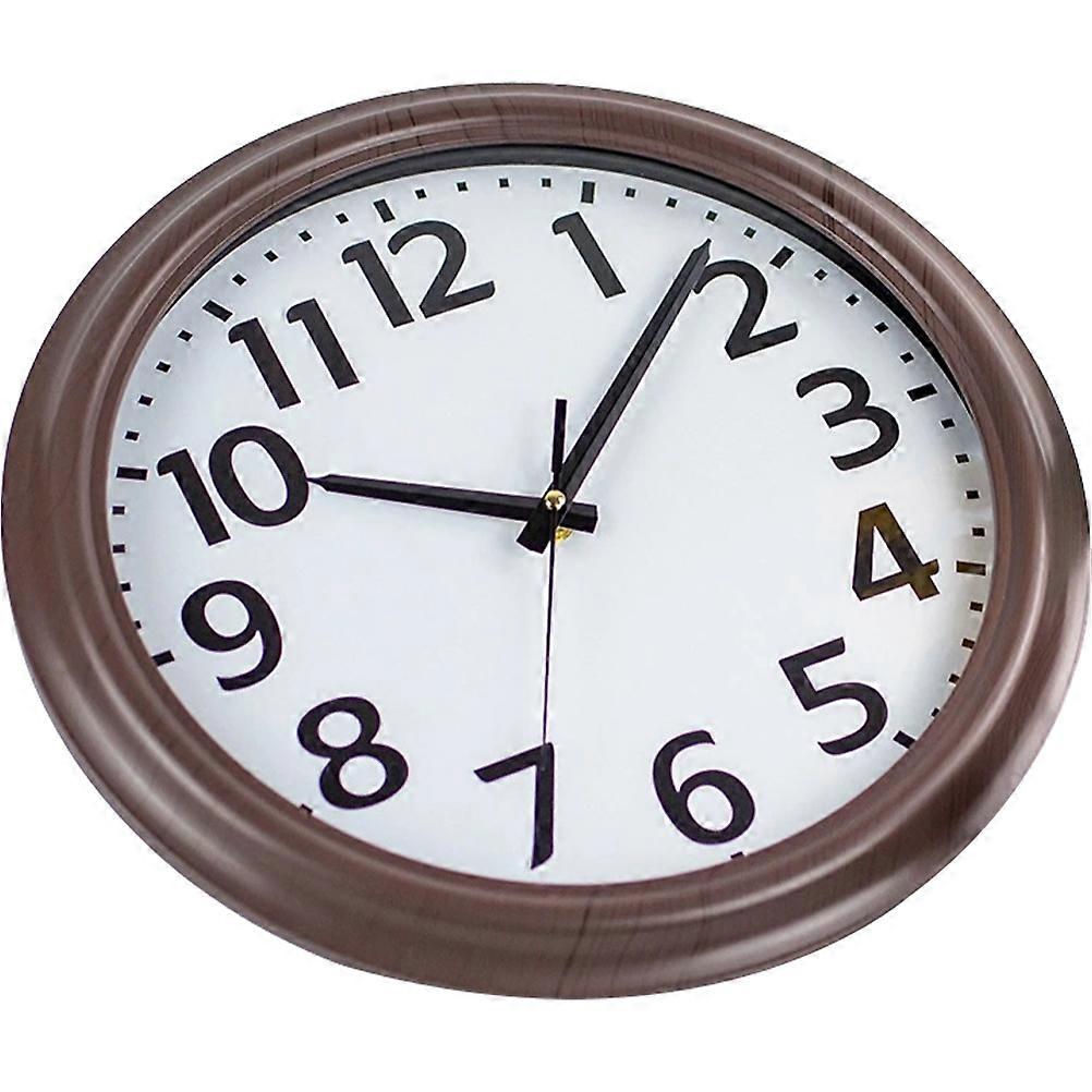 Round Wall Clock Silent Non-Ticking Decorative Modern Wall Clock 3Pcs