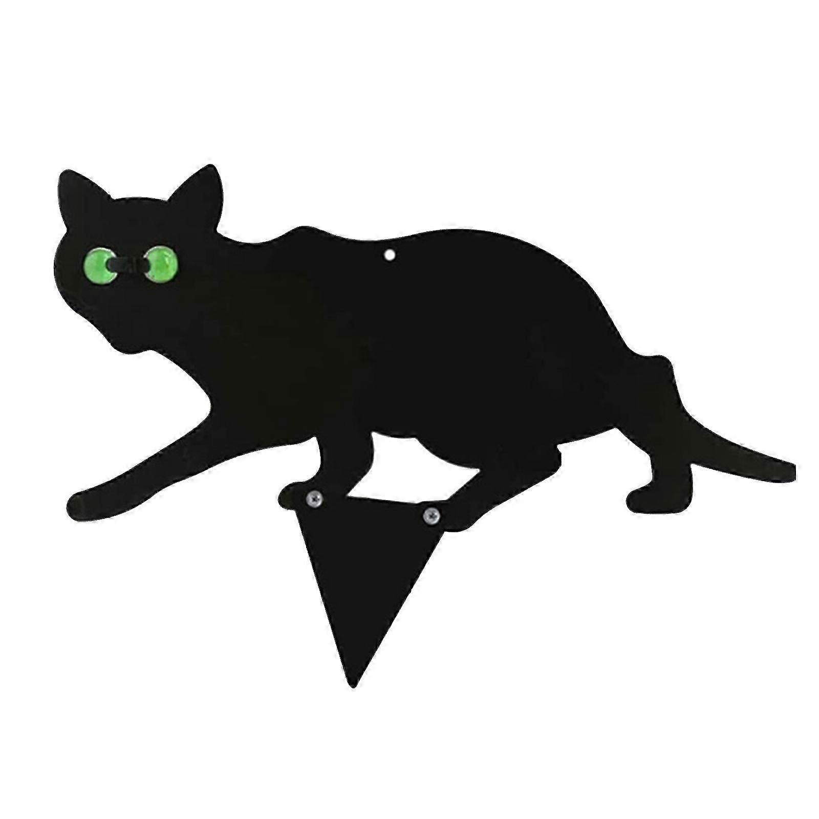 iron decorative cats for yard and garden with stakes