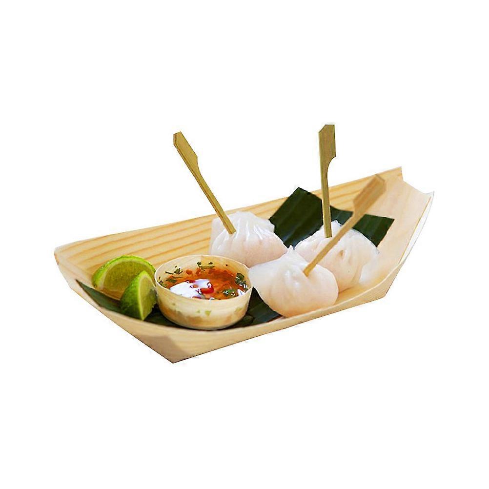Elegant Boat Shaped Lunch 100 Pcs Multi-Purpose Storage for Restaurant Home Use Chic Style