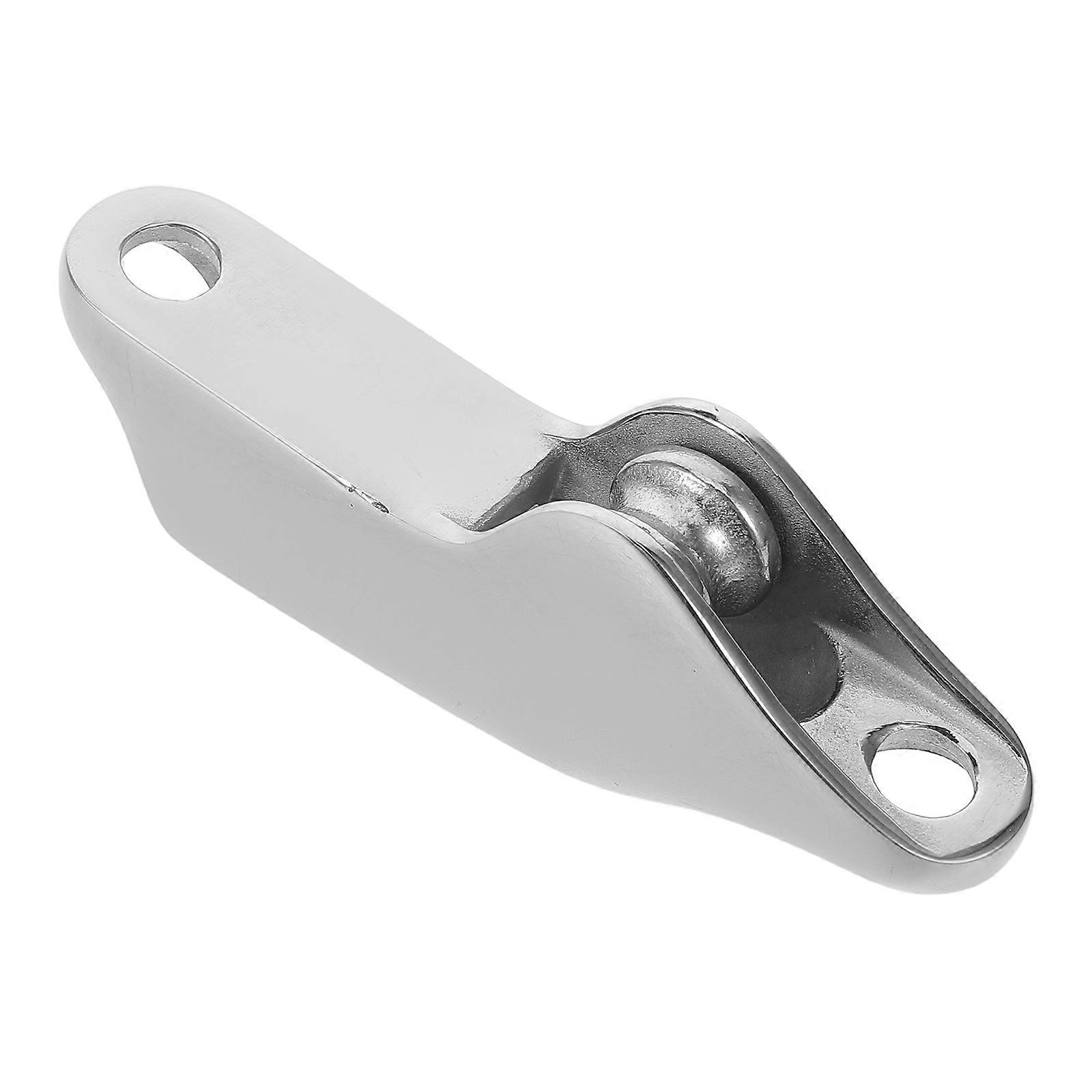 Boat Rope Clam Cleat Paddle Gear Kayak Cleat Clam Self Lock Rope Cleat For Harsh Sea Conditions Silver Buffering 1Pack