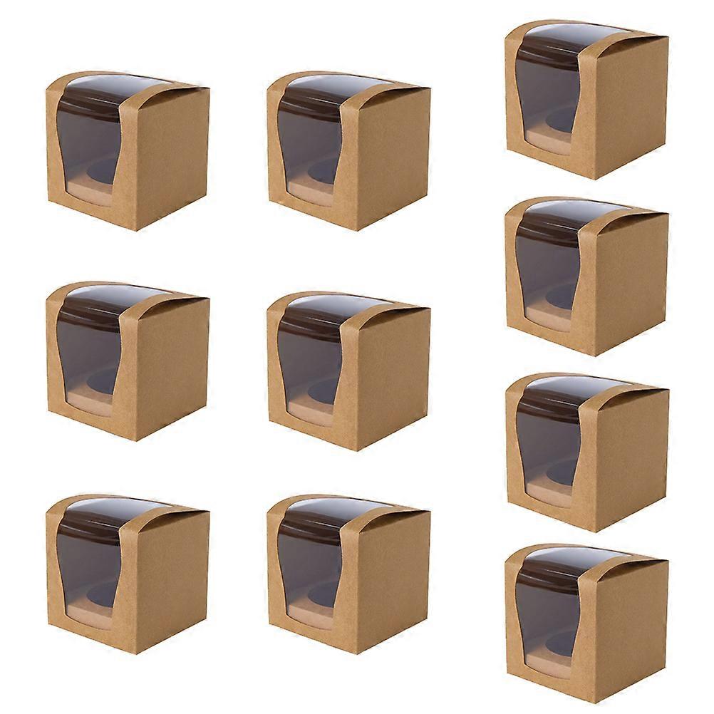 Food Packaging Box White Square For Weddings 10Pcs