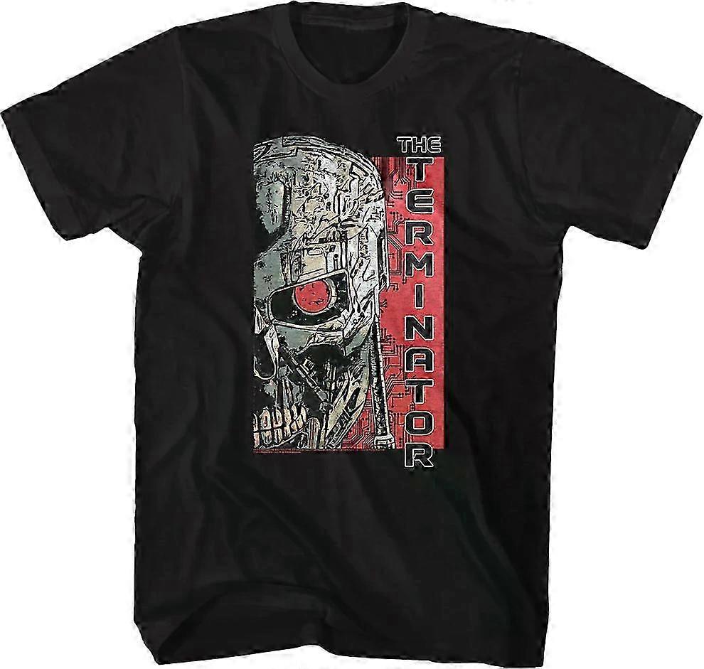 Endoskeleton Illustration Terminator T-shirt Rockinstone