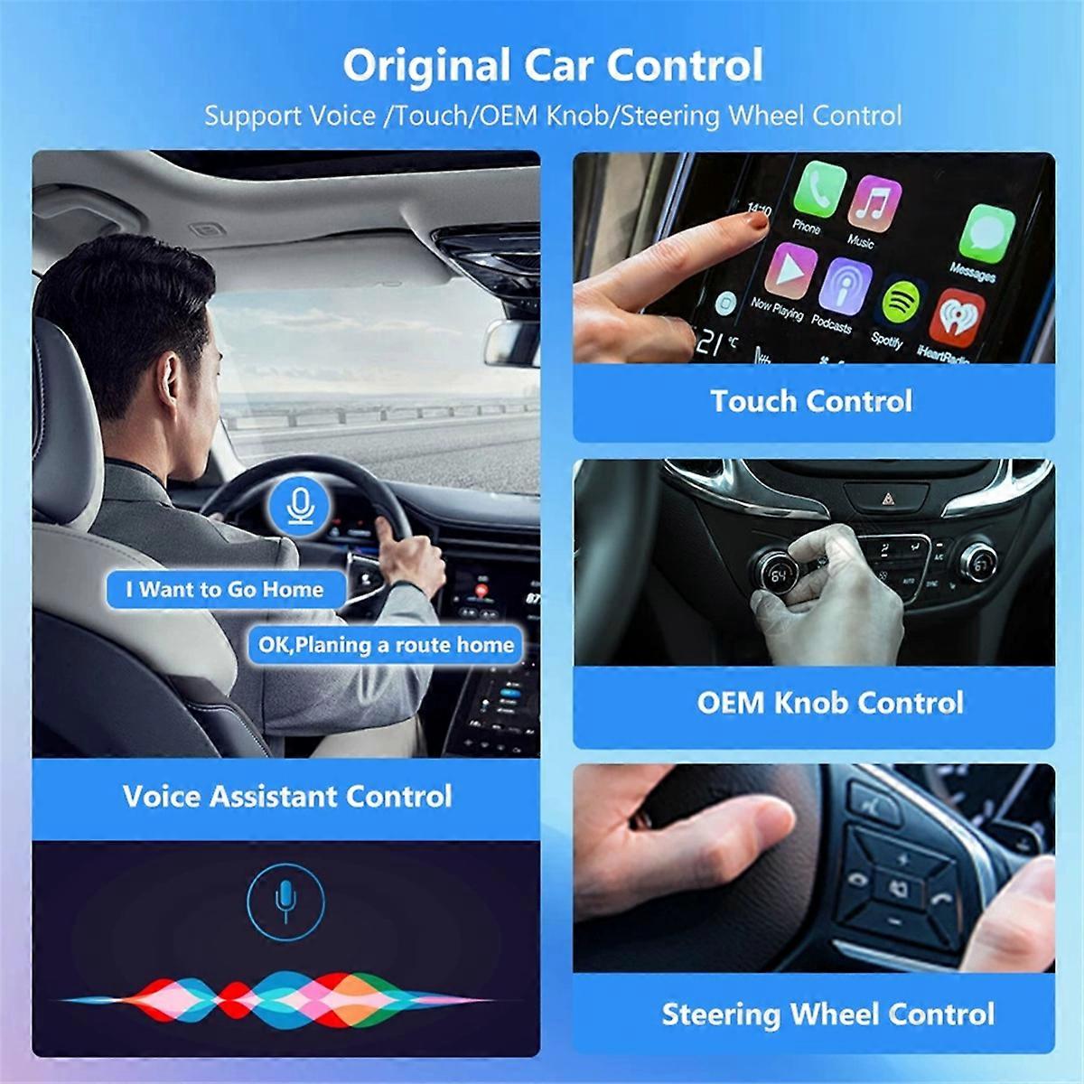 Support Wifi6 Adapter Carplay Android Auto Box Dongle