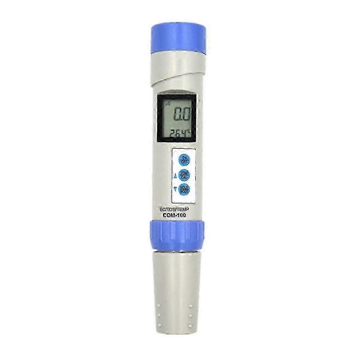 Professional COM-100 EC Analyzer TDS Meter Temp Tester with Automatic Calibration and Data Hold Measurement