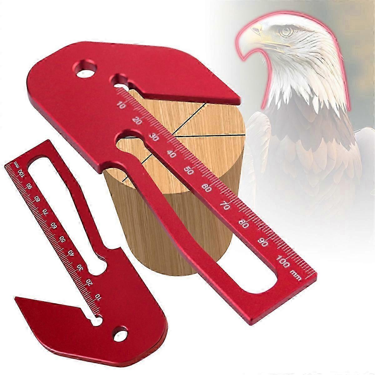 aluminium alloy woodworking square centre finder scribe