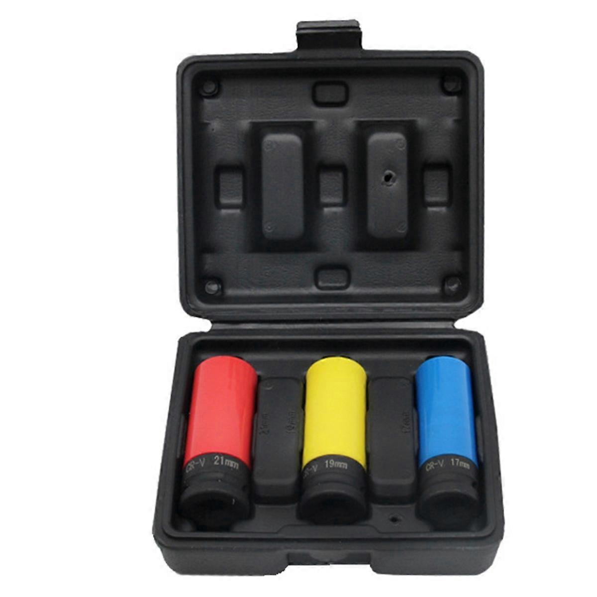 Drive Wheel Protector Impact Sleeve Set,Durables Plastic Sleeve,Black