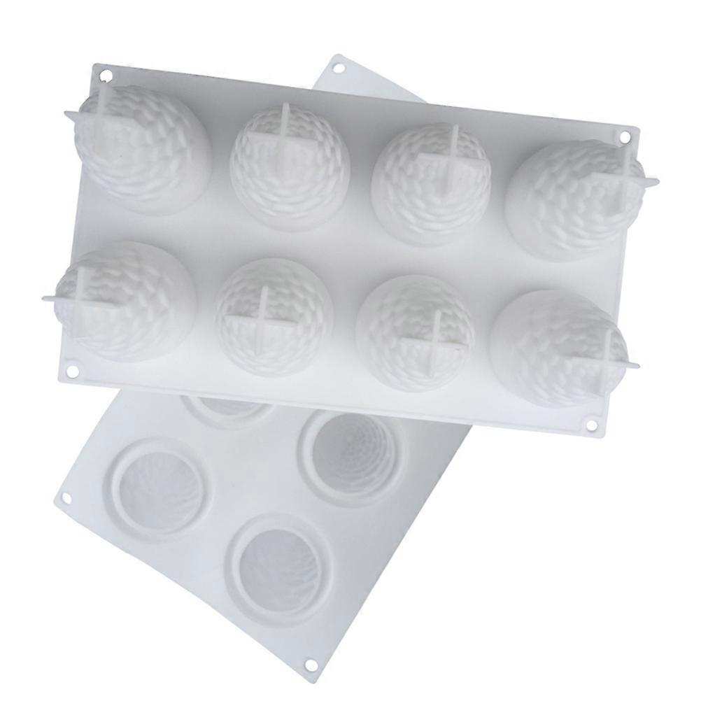 8 Cavity Silicone Mold for Baking Pine Cone Shape Kitchen Use