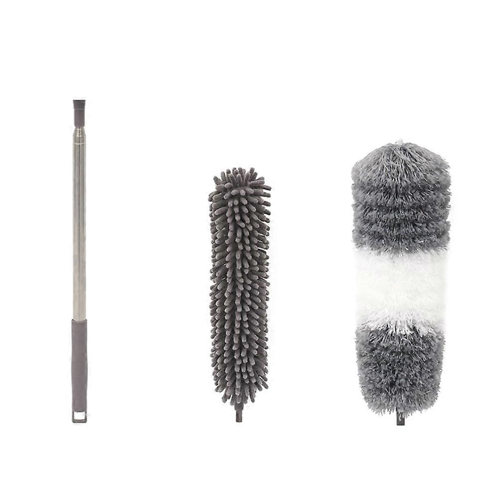 Dust Sweeper Handheld Duster Household Telescopic Dust Cleaning Tool 3Sets