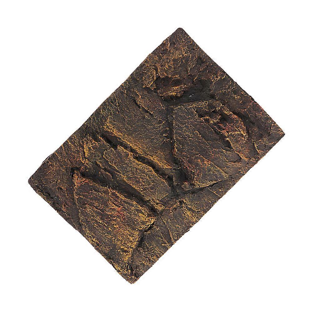 Rock Terrarium Background Board for Turtle Tank Decoration 3Pcs with 3D Effect