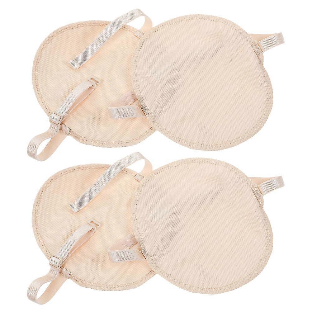 Reusable Armpit Pads for Sweating 4Pairs Underarm Sweat Absorbing Cotton Pads
