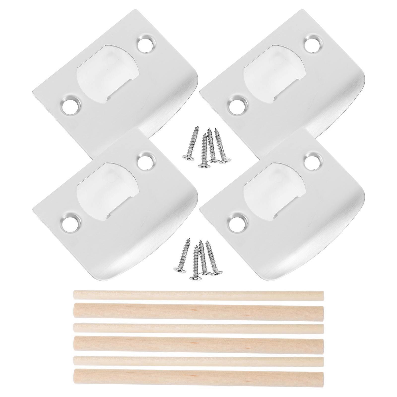 Deadbolt Restorer Strike Plates 10 Sets For Home Office Multi Color Door Reinforcement Easy Installation Durable Material
