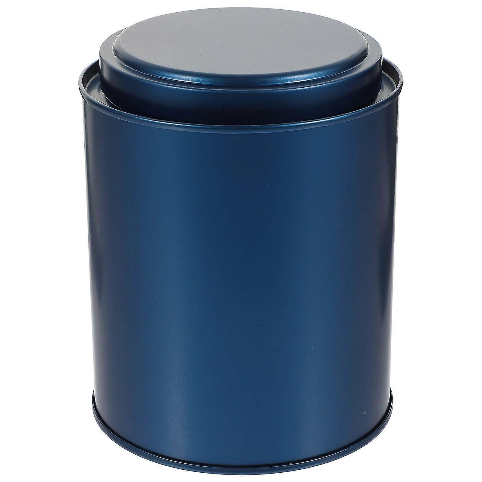 Tea Canister Household Storage Canister for Kitchen Use 4Pcs Set Blue