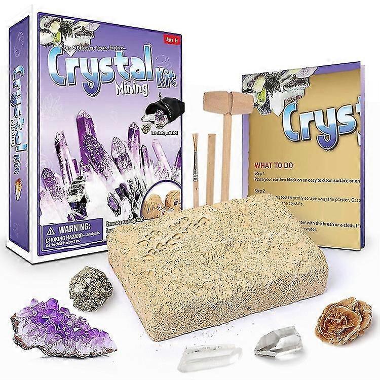 Children's Creative Diy Mining Crystal Exploration Mining Toys Dig Toys
