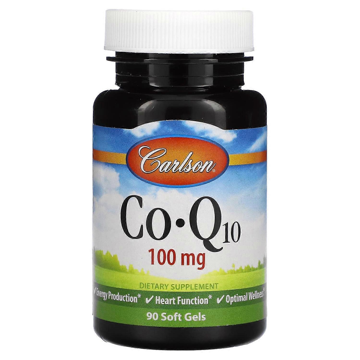 Carlson, CoQ10, 100 mg, 90 Soft Gels
