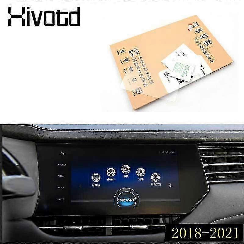 Hivotd Compatible For Haval F7 F7x Car Gps Navigation Film Dashboard Display Screen Tempered Glass Protector Sticker Interior Accessories