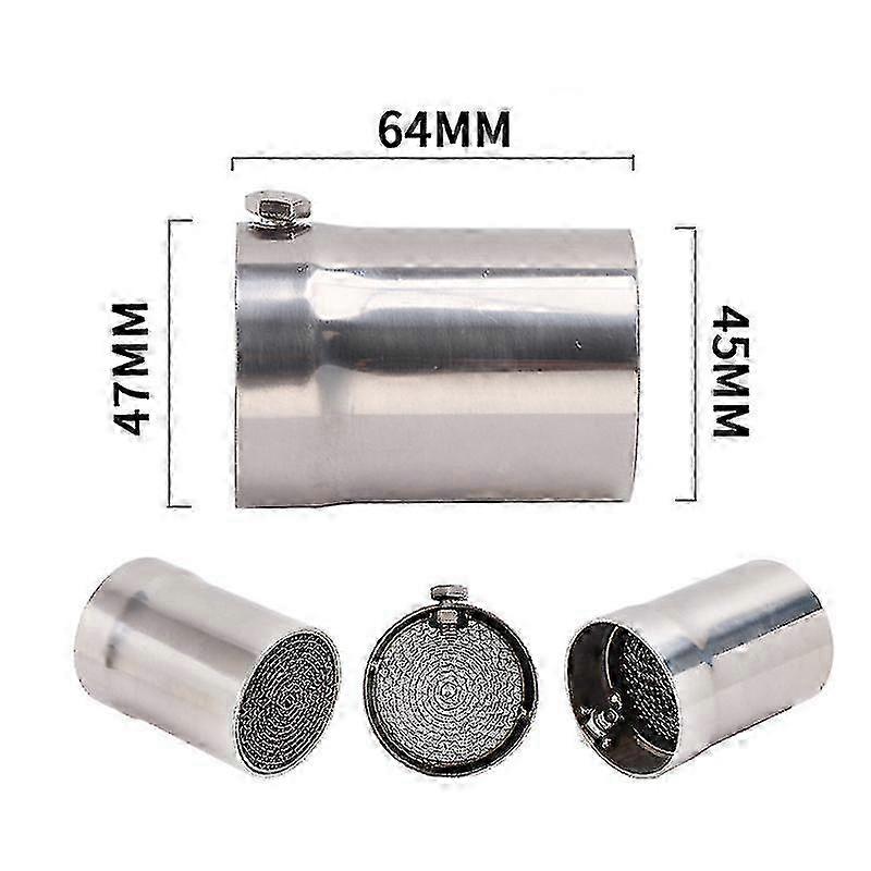 Moto universelle 51mm 60mm Db Killer Échappement Silencieux modifié Insert Baffle Silencer Noise Eliminator Acier inoxydable