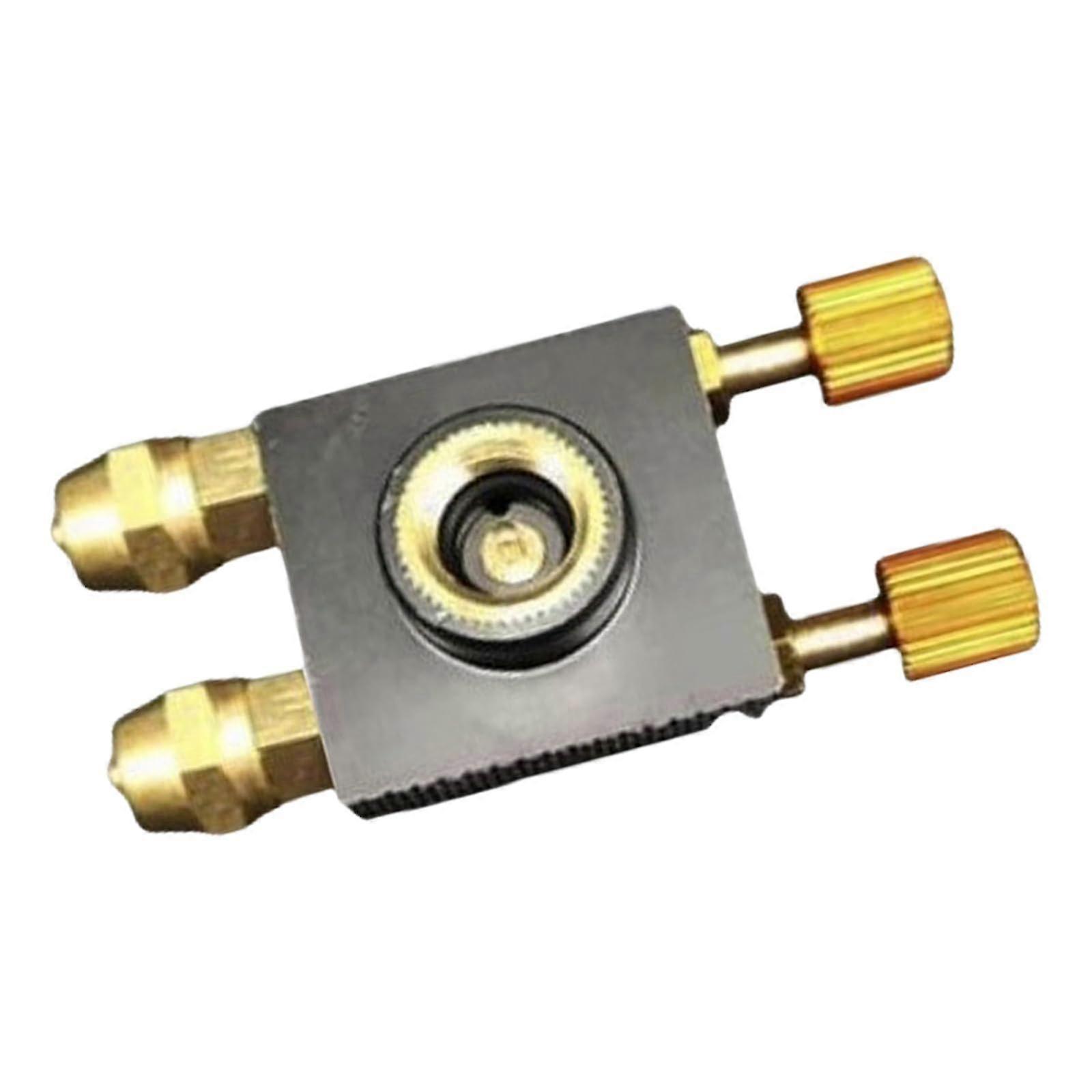 Gas Cooker Adapter, Refill Adapter, Shielded Connection Valve For Flat Tanks, Double Pants Compatible