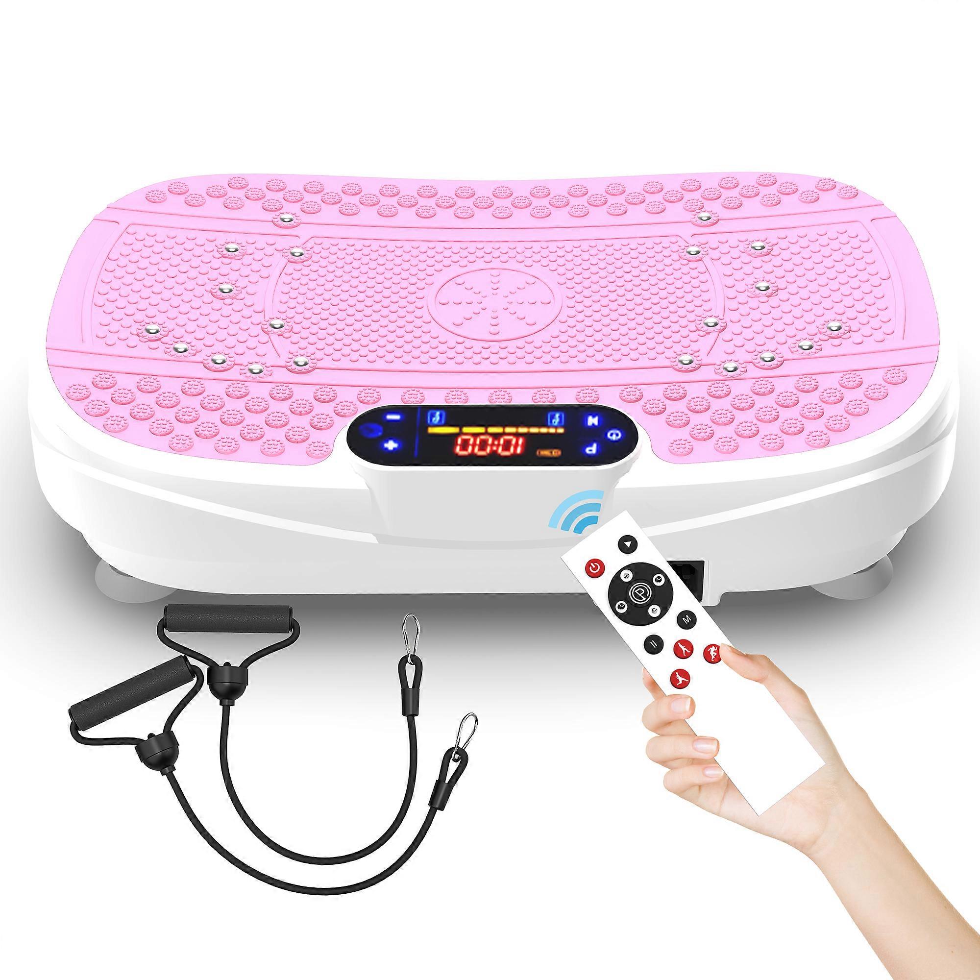 Μηχανή γυμναστικής με πλάκα δόνησης για πλήρη προπόνηση σώματος με ζώνες αντίστασης