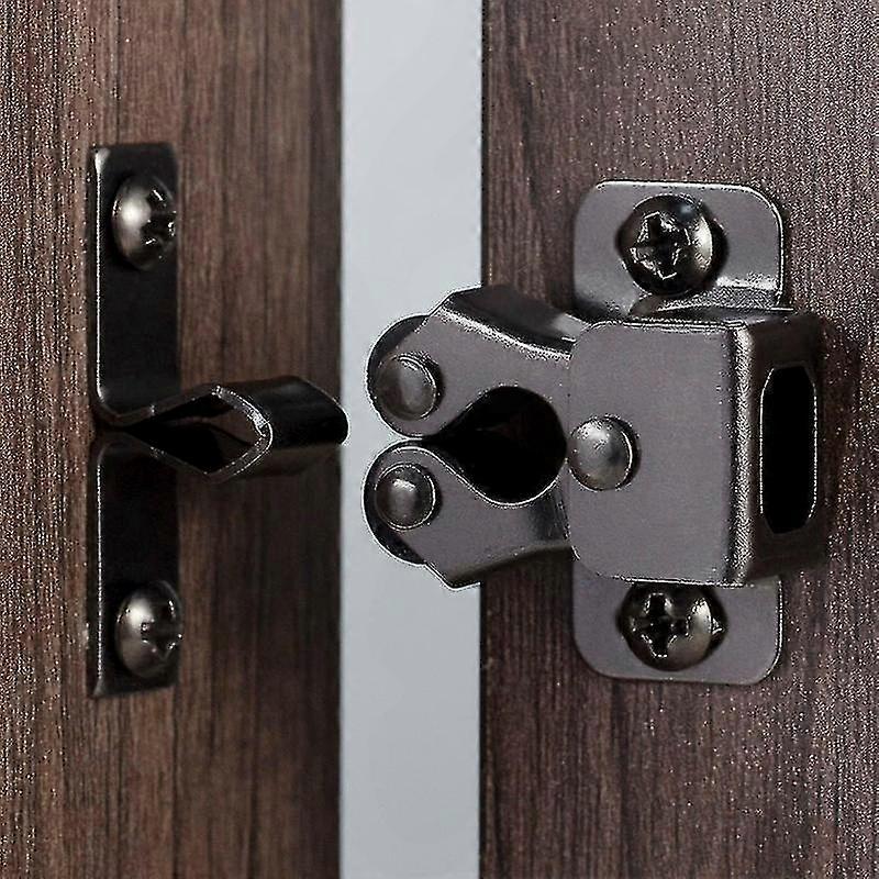 4-Pack Double Roller Door Latch Hardware for Cabinets