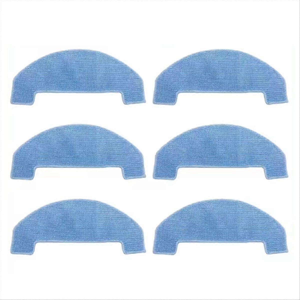 6PCS Mop Cloth for 7690 Immortal Max / IRBIS Bean 0421 / Choice R3 / R3 Plus / D10 Replacement Part