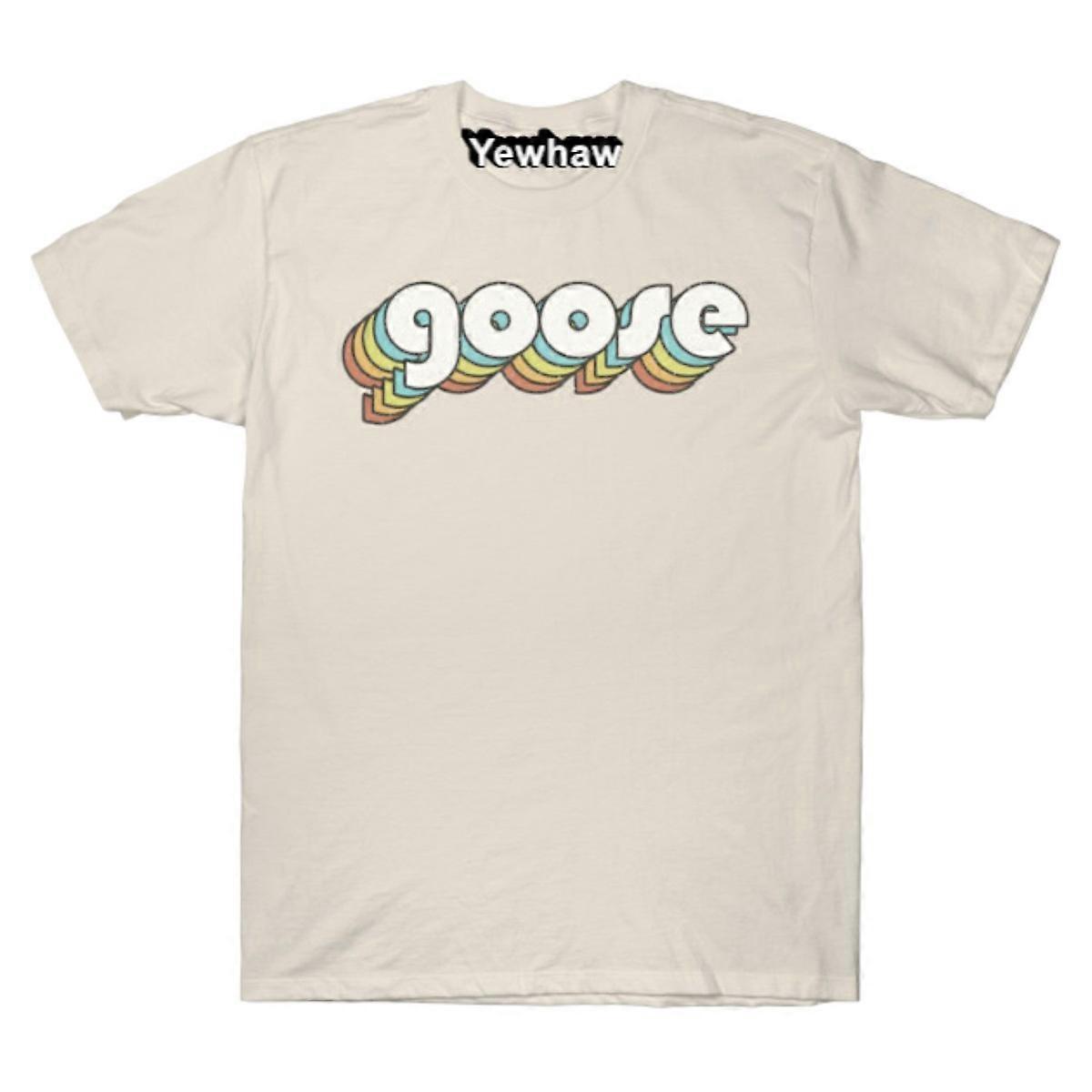 t-shirt do ganso da cor do vintage